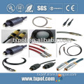 China Manufacturer,Pmma Optic Fiber Cables, Audio Fiber Patch Cord